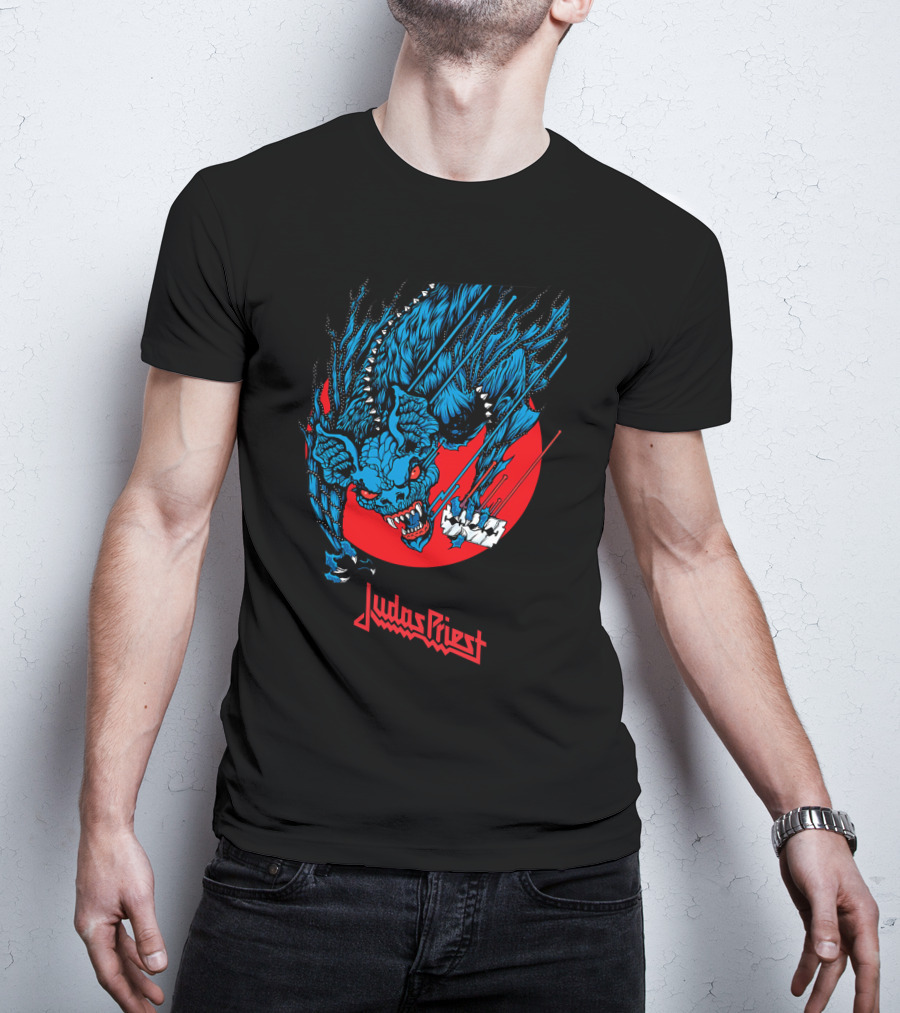 Judas Priest Screaming For Vengeance Flying Creature Art T-Shirt