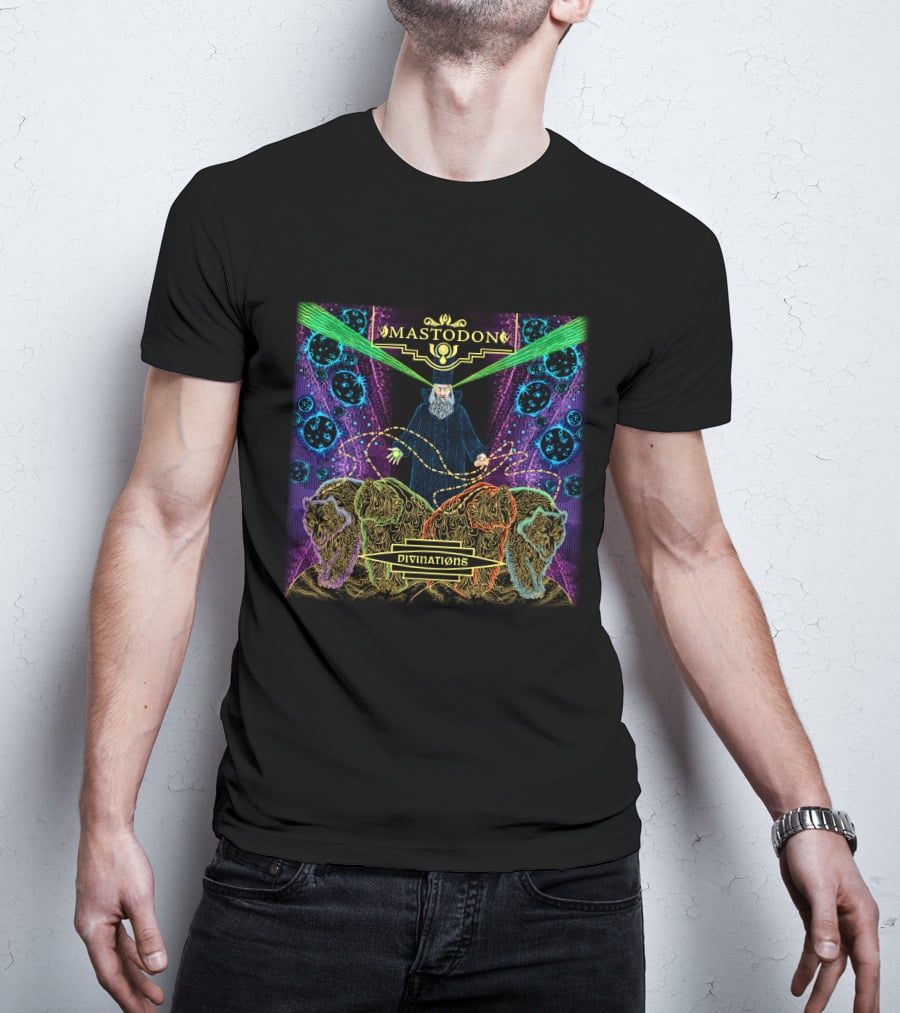 Mastodon Divinations Psychedelic Wizardry And Surreal Lions Artwork T-Shirt