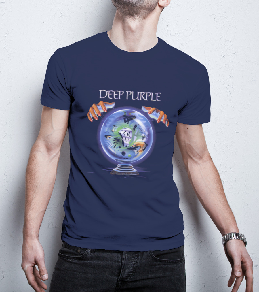 Deep Purple Mystic Globe Artwork T-Shirt