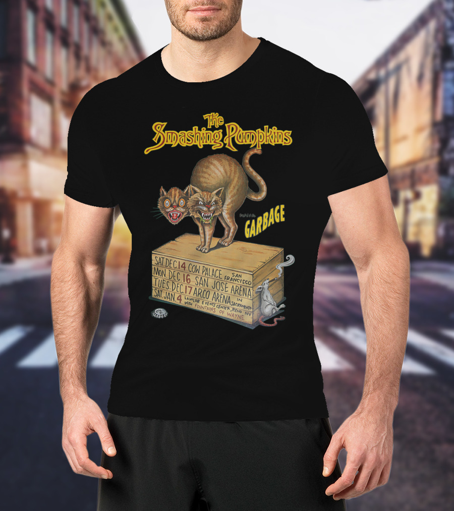 The Smashing Pumpkins Garbage Cow Palace San Jose Arena Arco Arena T-Shirt