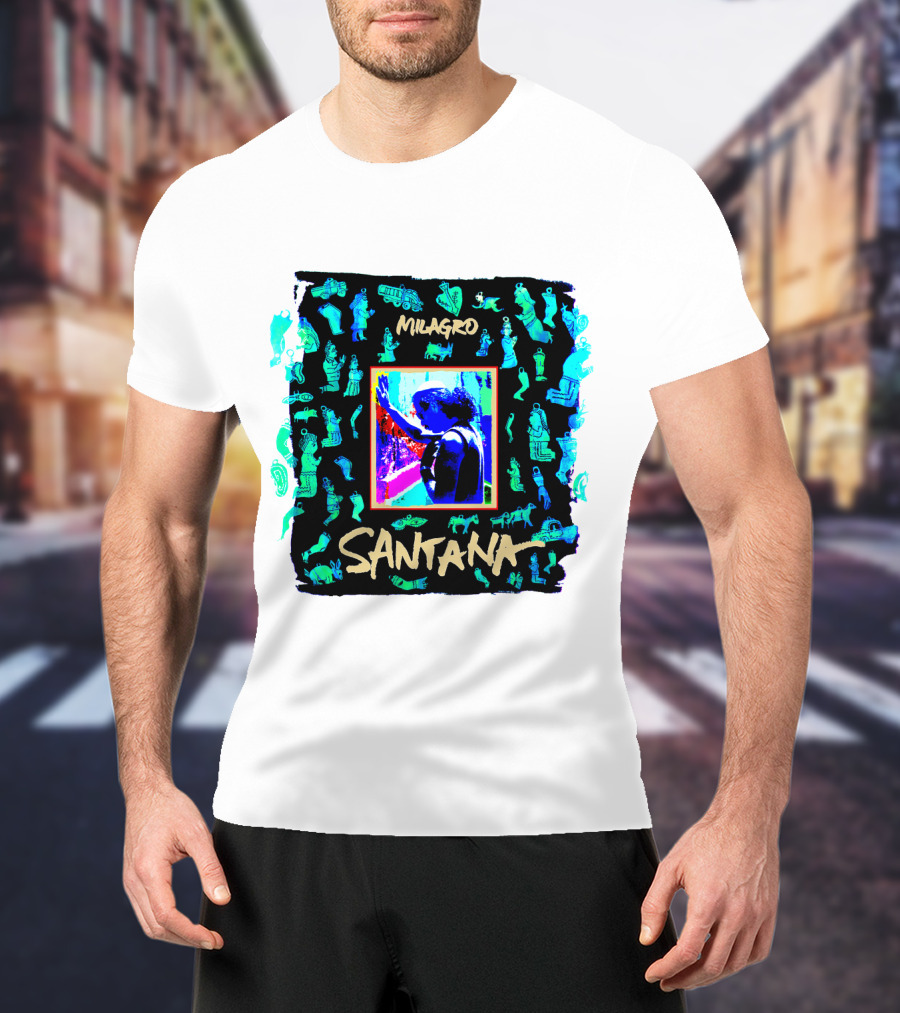 Milagro Santana Album Art Theme T-Shirt