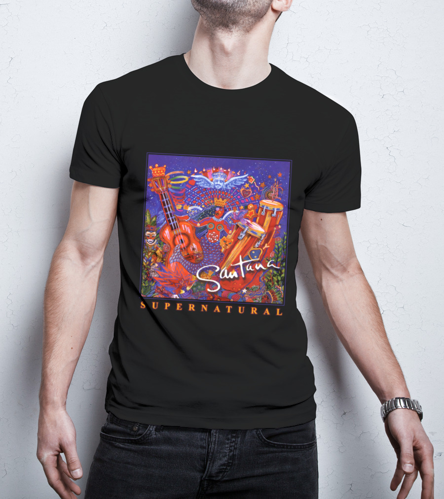 Santana Supernatural Album Artwork🎸 T-Shirt