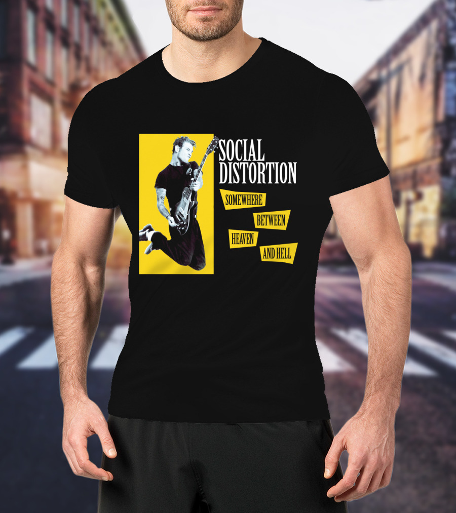Social Distortion Somewhere Between Heaven And Hell T-Shirt