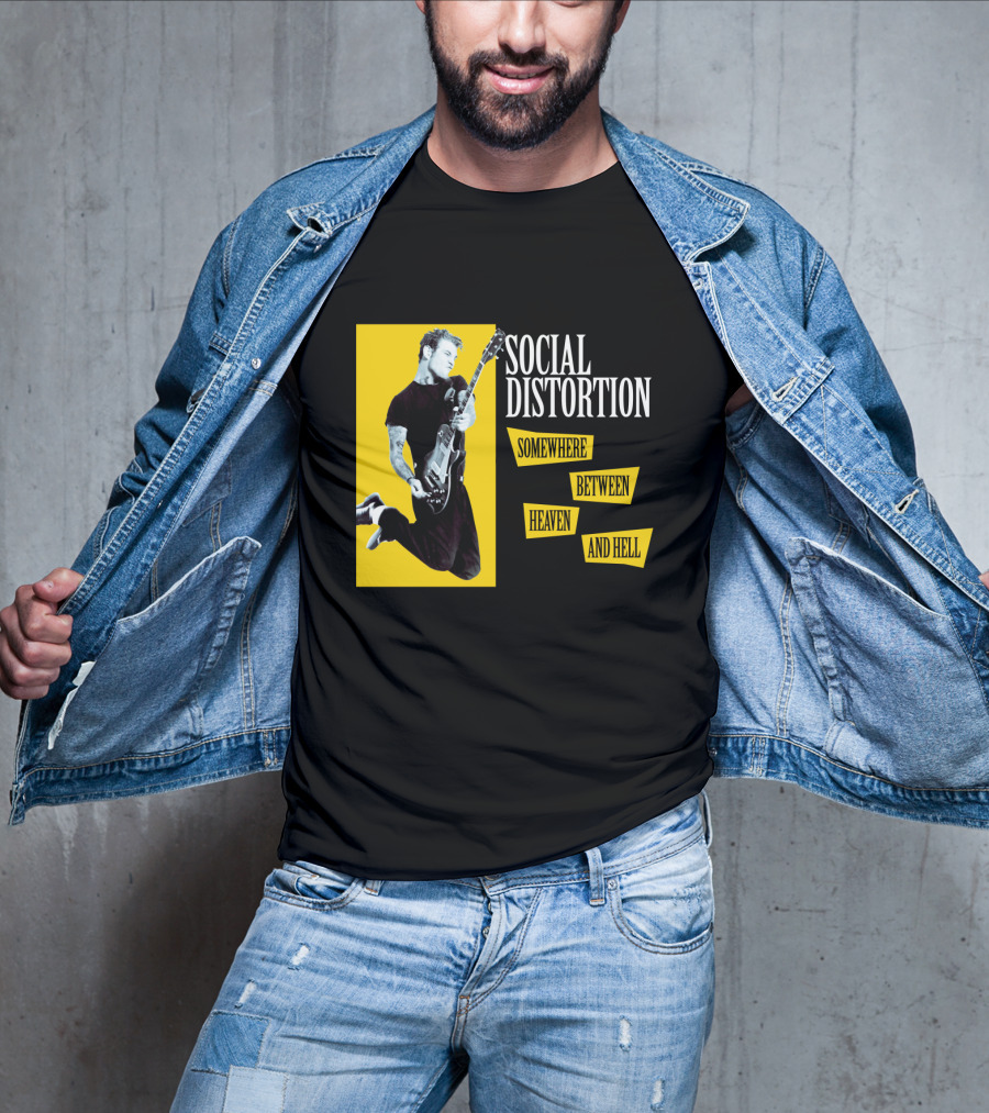 Social Distortion Somewhere Between Heaven And Hell T-Shirt