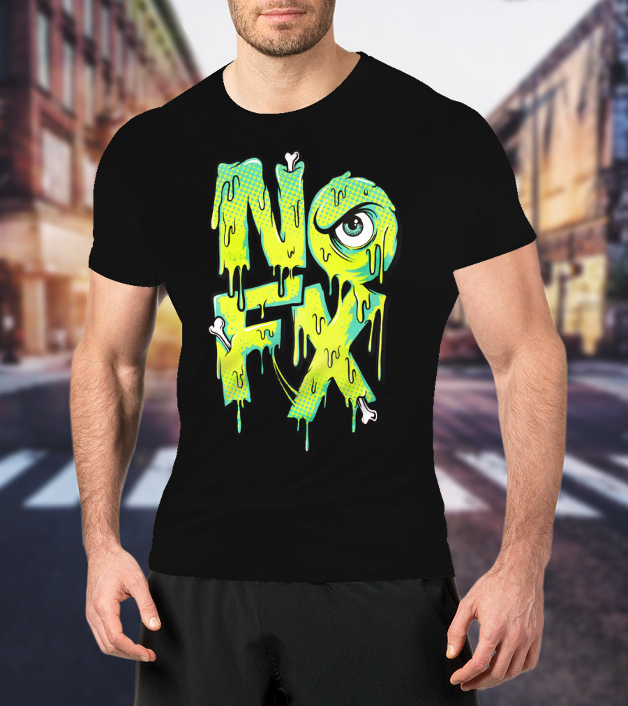 Nofx Melting Monster Eye Dripping Bones T-Shirt