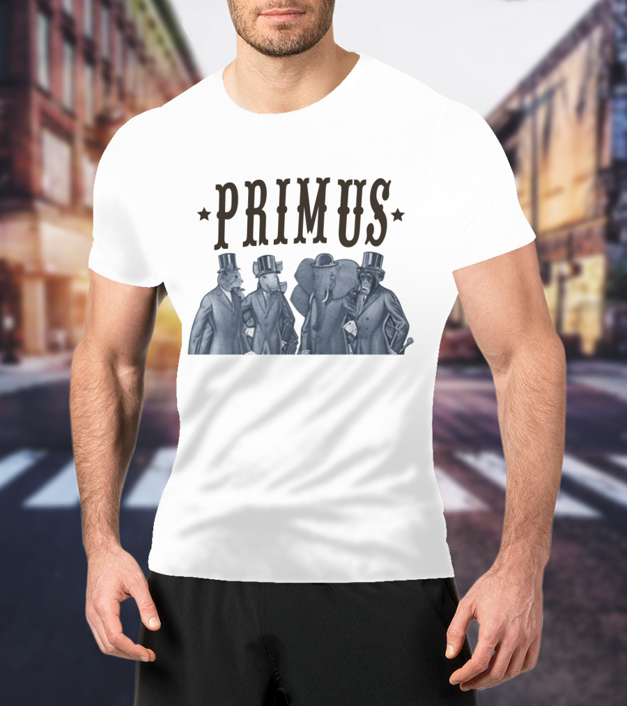 Primus Anthropomorphic Animals In Suits T-Shirt