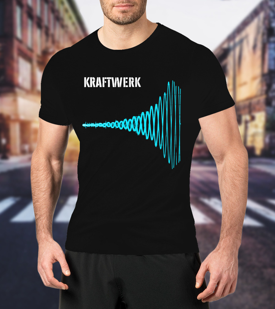 Kraftwerk Blue Sound Waves T-Shirt