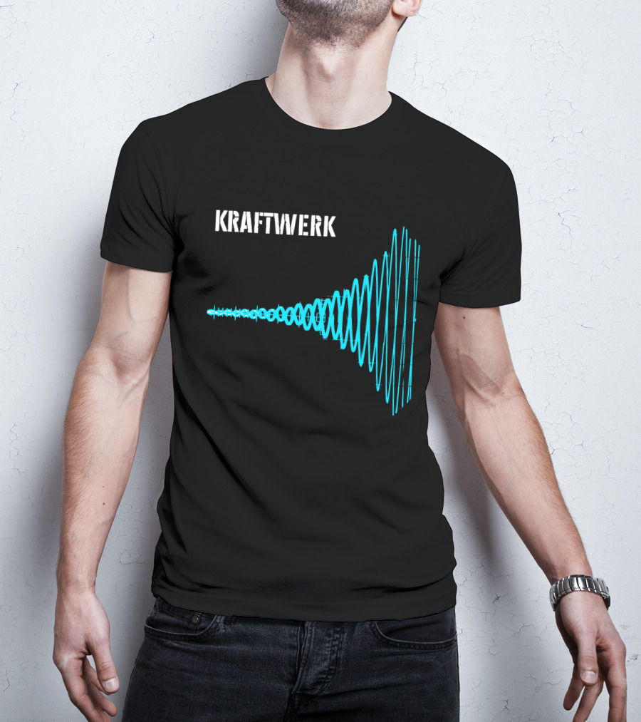 Kraftwerk Blue Sound Waves T-Shirt