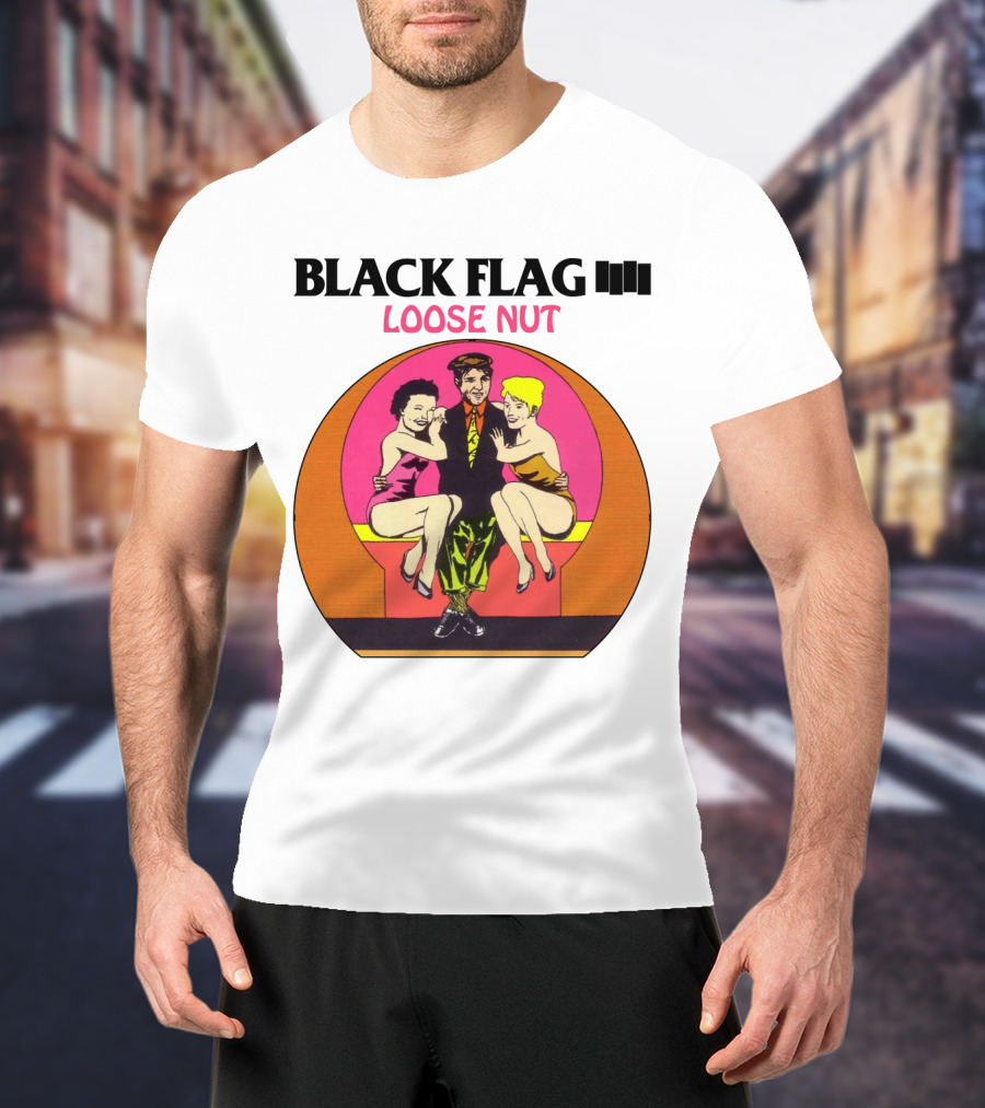 Black Flag Loose Nut Album Cover Art T-Shirt
