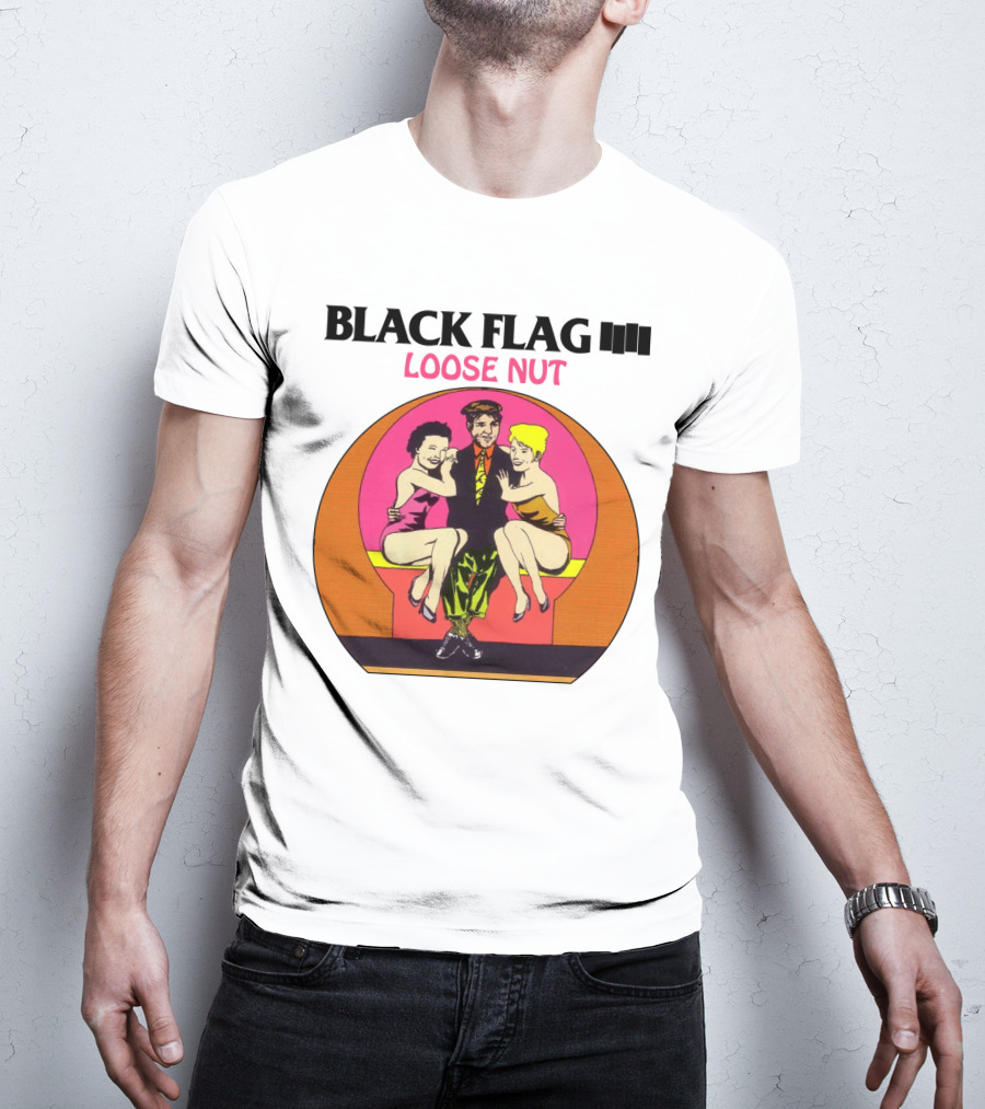 Black Flag Loose Nut Album Cover Art T-Shirt