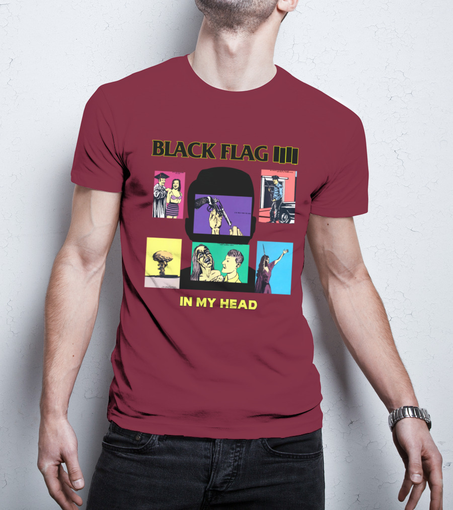Black Flag Iiii In My Head T-Shirt