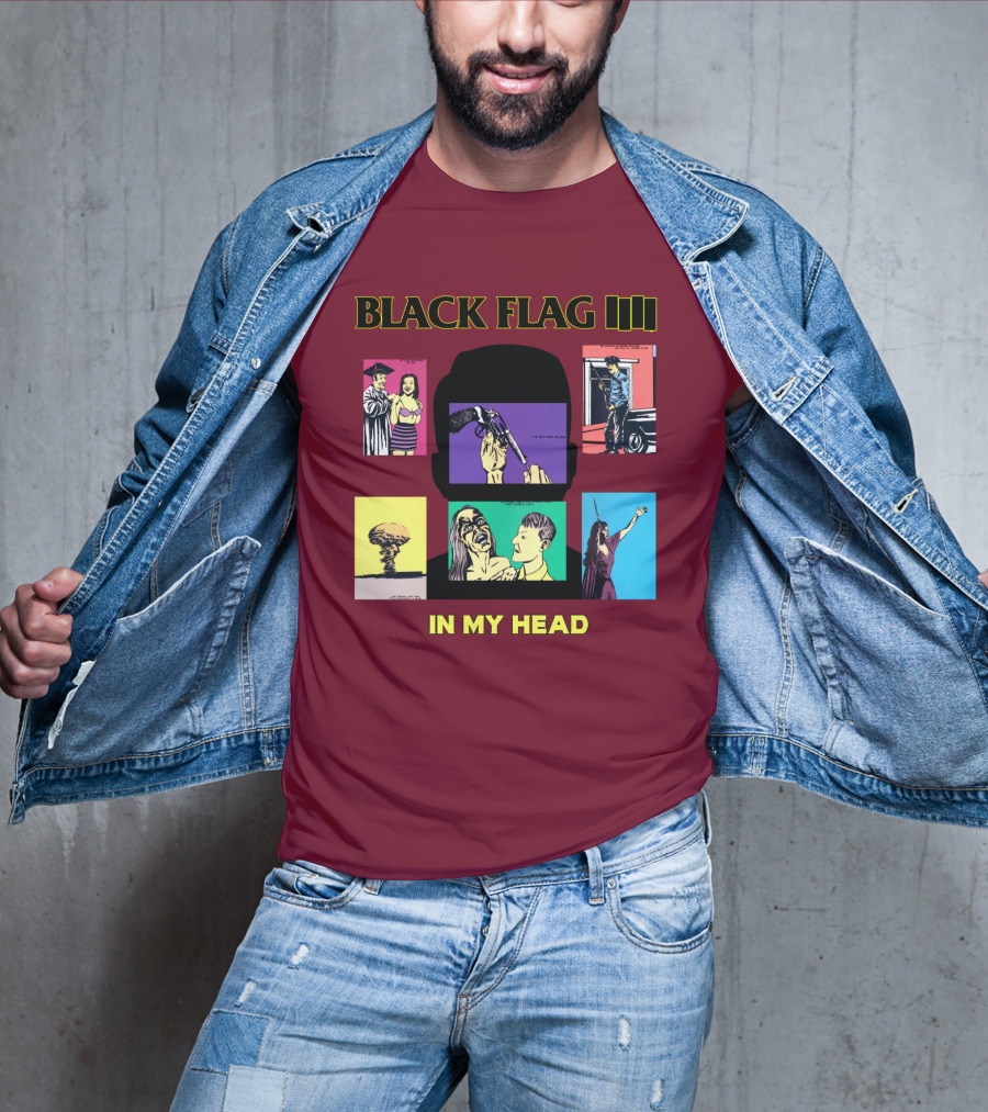 Black Flag Iiii In My Head T-Shirt