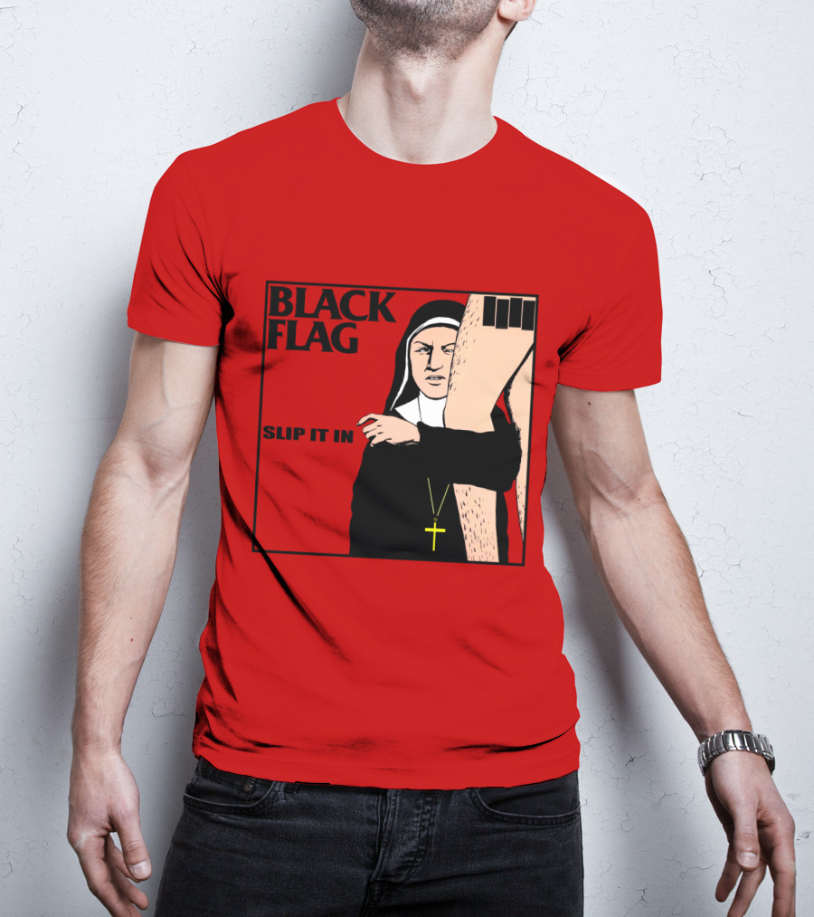 Black Flag Slip It In Album Cover T-Shirt
