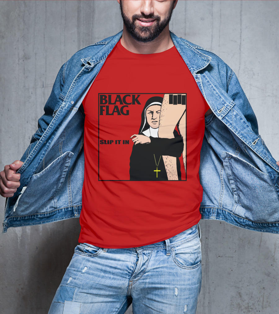 Black Flag Slip It In Album Cover T-Shirt