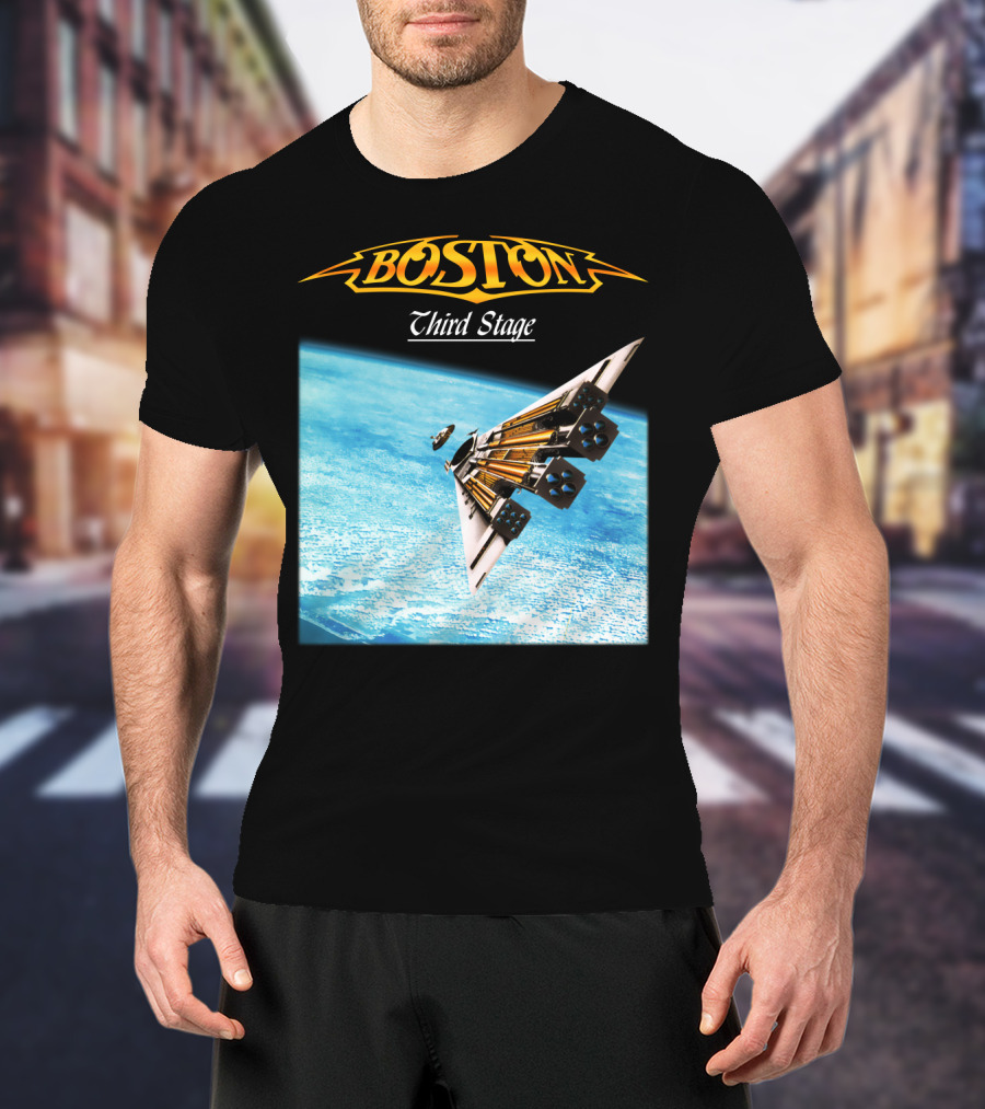 Boston Third Stage Spaceship Album Cover T-Shirt
