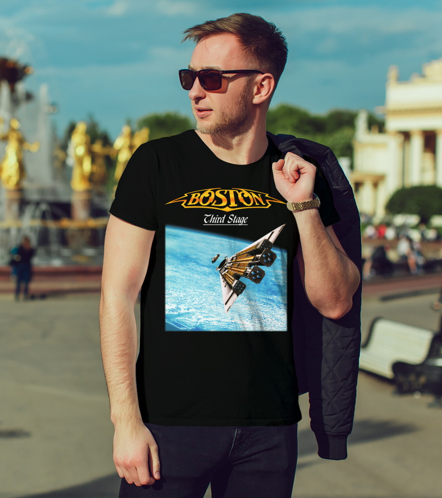 Boston Third Stage Spaceship Album Cover T-Shirt