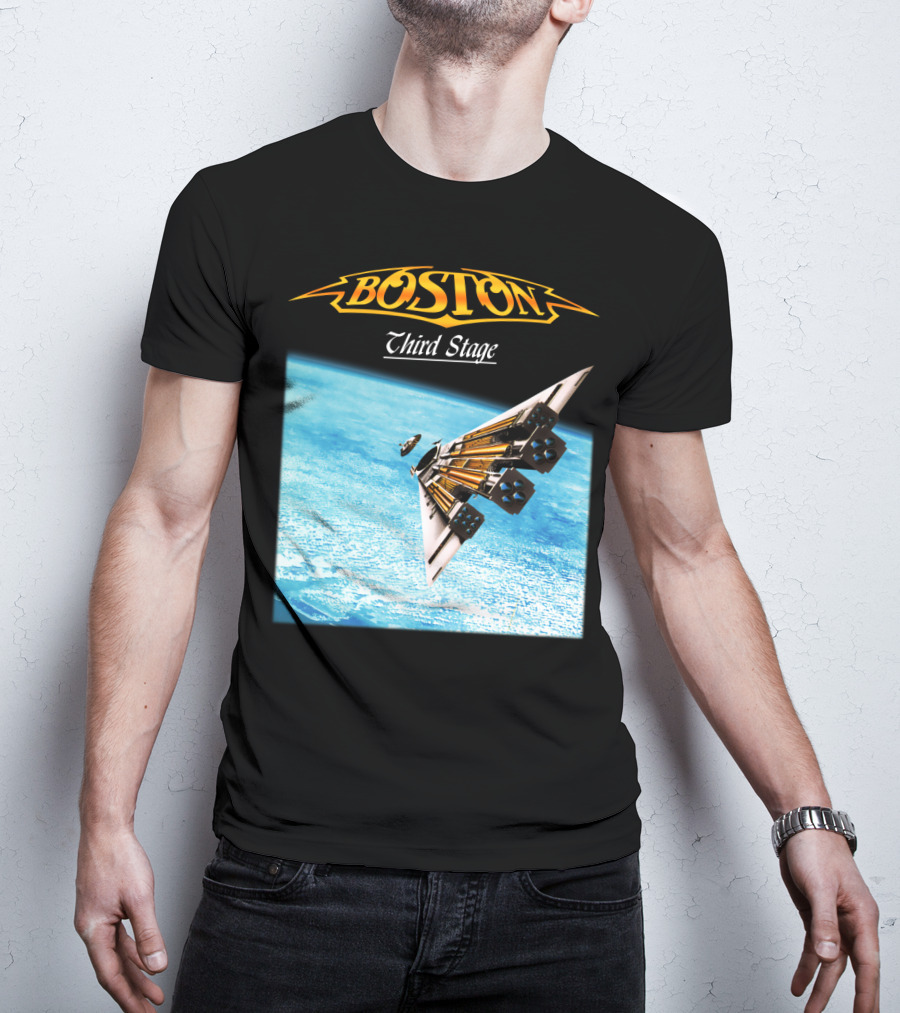 Boston Third Stage Spaceship Album Cover T-Shirt