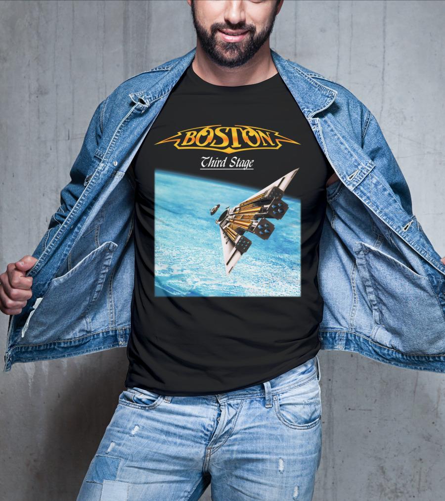 Boston Third Stage Spaceship Album Cover T-Shirt