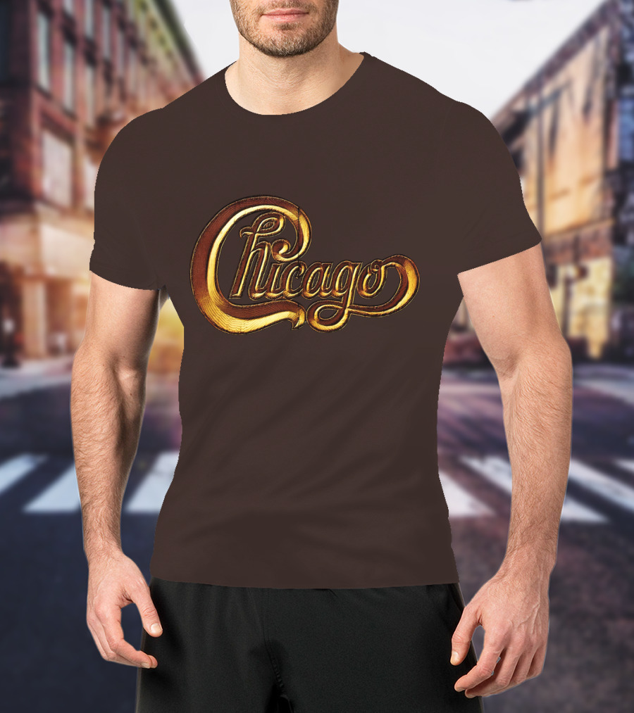 Chicago Gold Script T-Shirt