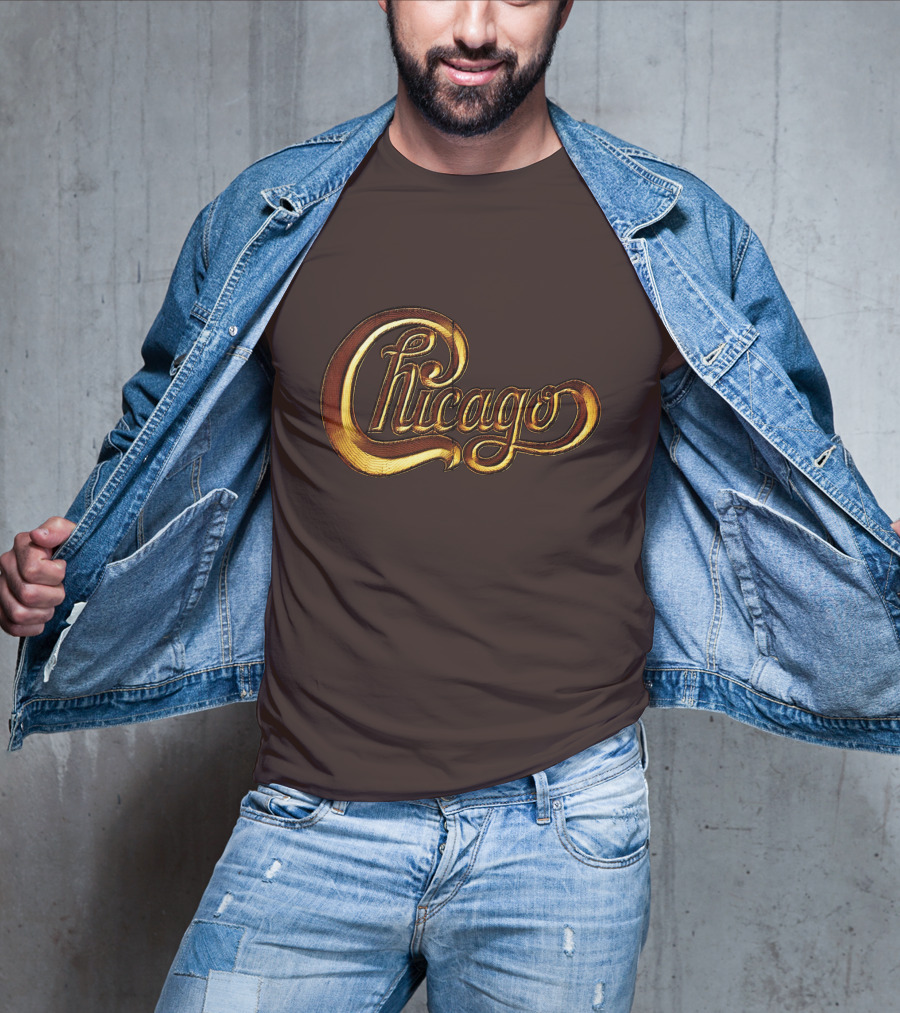 Chicago Gold Script T-Shirt