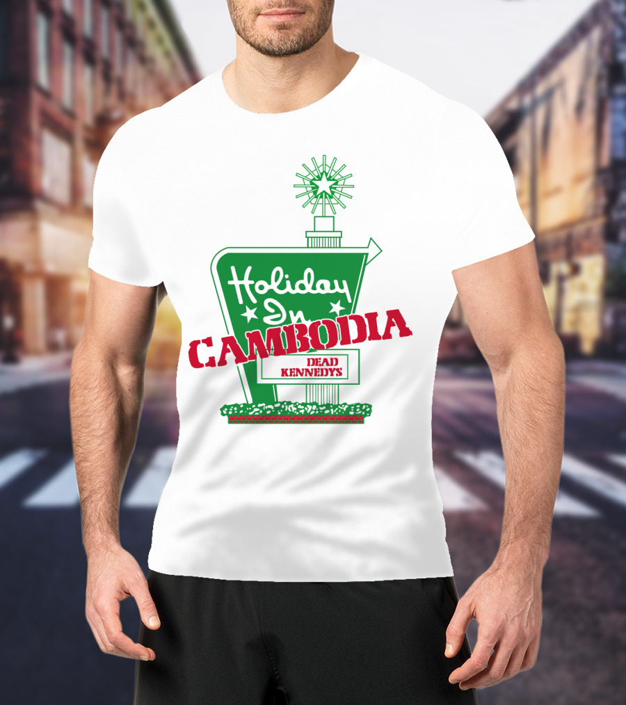 Holiday In Cambodia Dead Kennedys Iconic Sign T-Shirt