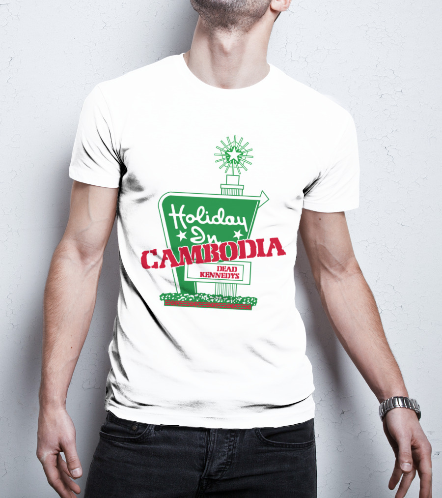 Holiday In Cambodia Dead Kennedys Iconic Sign T-Shirt