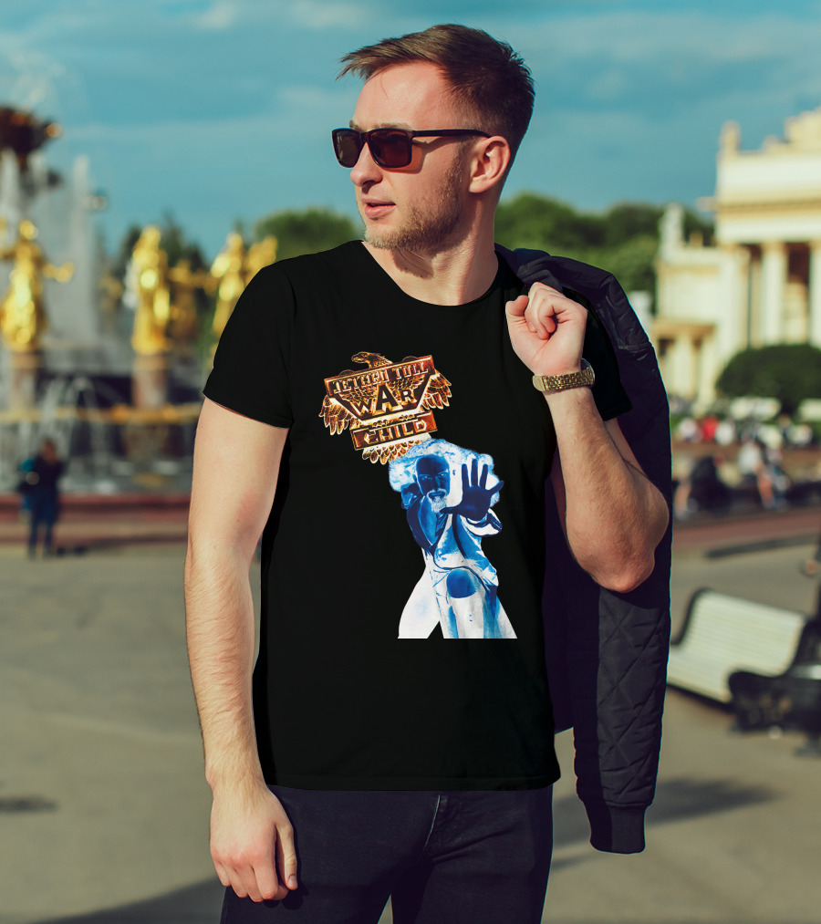 Jethro Tull War Child Blue Figure Eagle T-Shirt