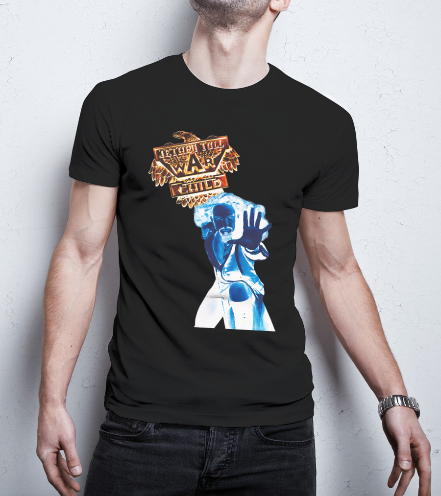 Jethro Tull War Child Blue Figure Eagle T-Shirt