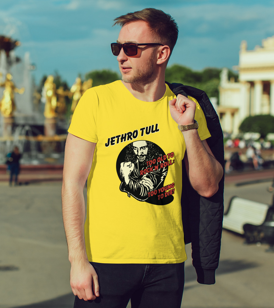 Jethro Tull Too Old To Rock 'N' Roll Too Young To Die T-Shirt