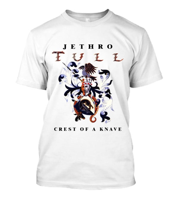 Jethro Tull Crest Of A Knave Detailed Coat Of Arms T-Shirt