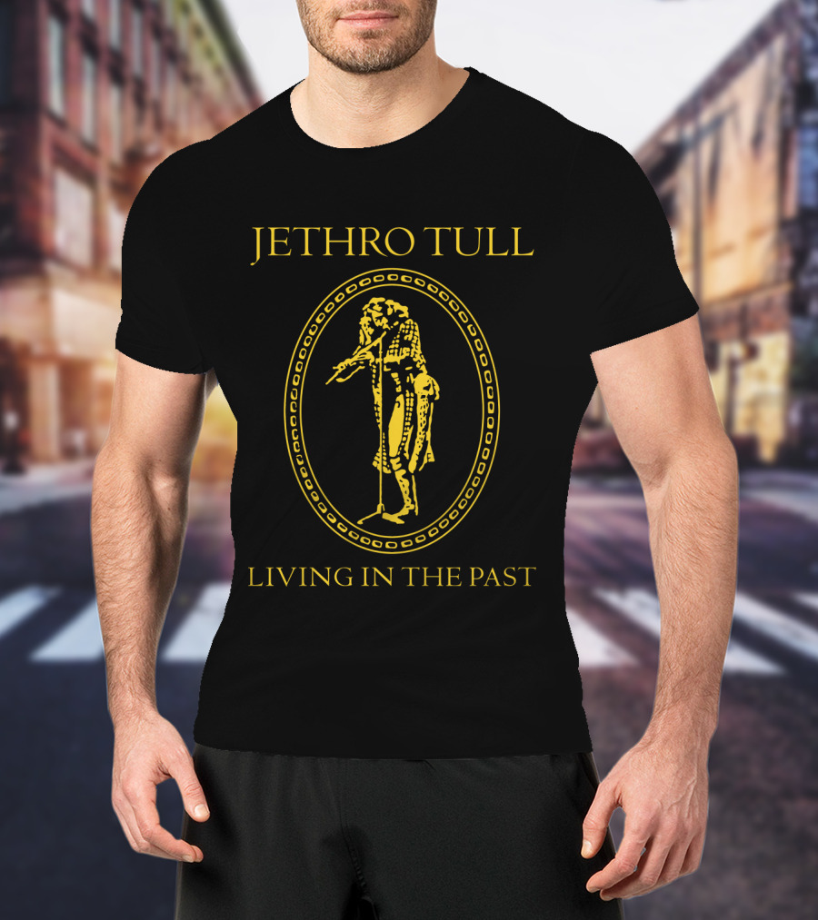 Jethro Tull Living In The Past Vintage Gold Album T-Shirt