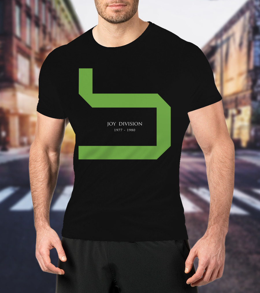 Joy Division 1977 - 1980 Green Abstract Symbol T-Shirt