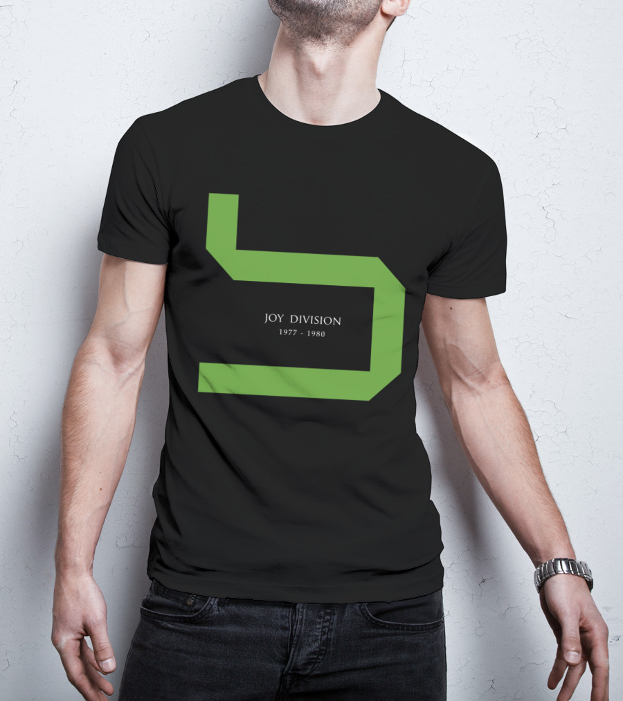 Joy Division 1977 - 1980 Green Abstract Symbol T-Shirt