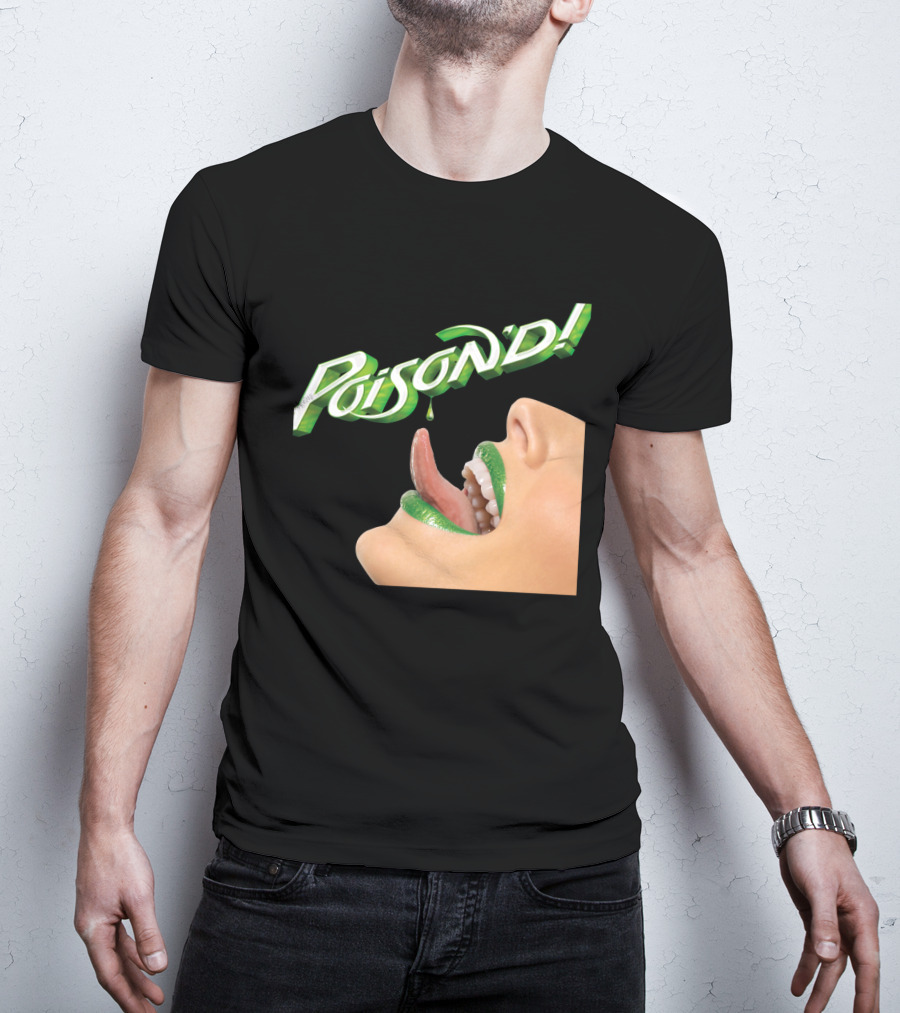 Poison'd Licking Green Lips T-Shirt
