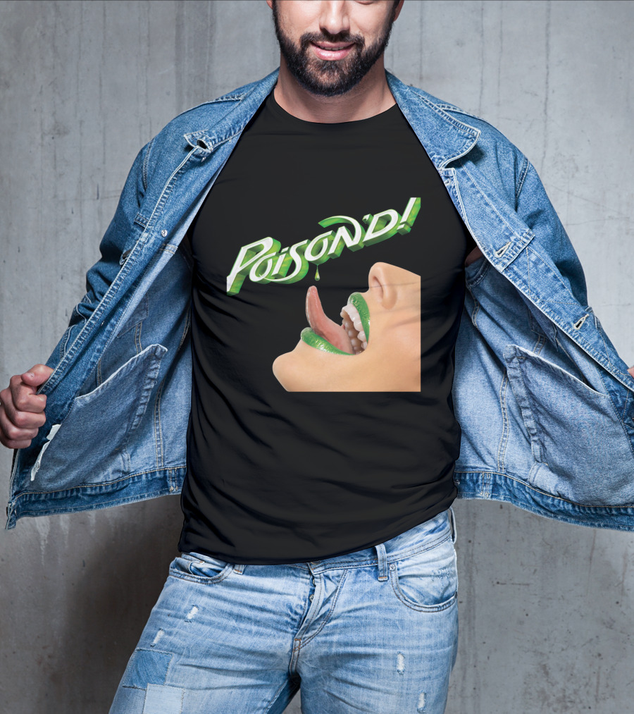 Poison'd Licking Green Lips T-Shirt
