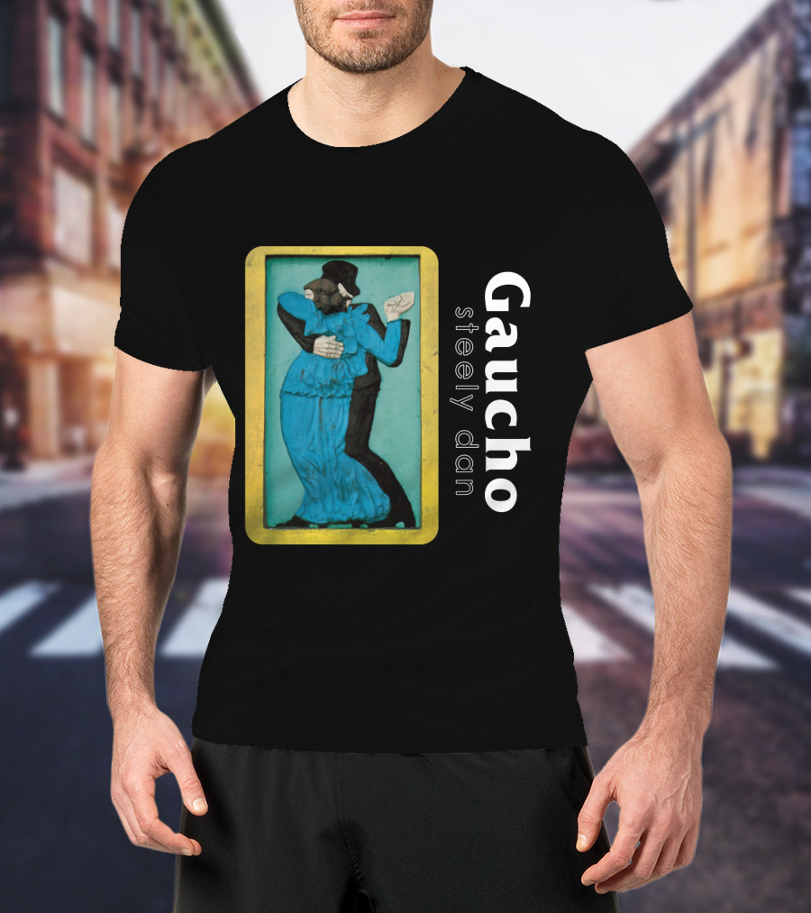Gaucho Steely Dan Dancing Couple Artwork T-Shirt