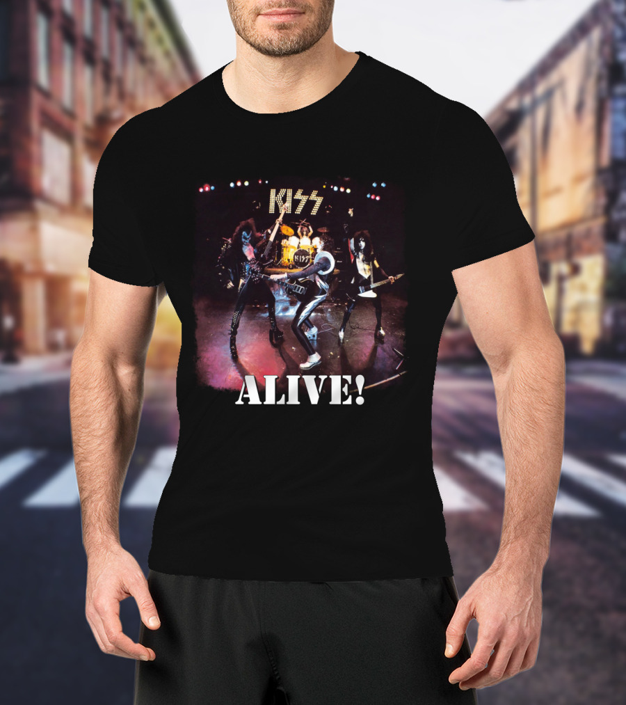 Kiss Alive! Concert Performance Scene T-Shirt
