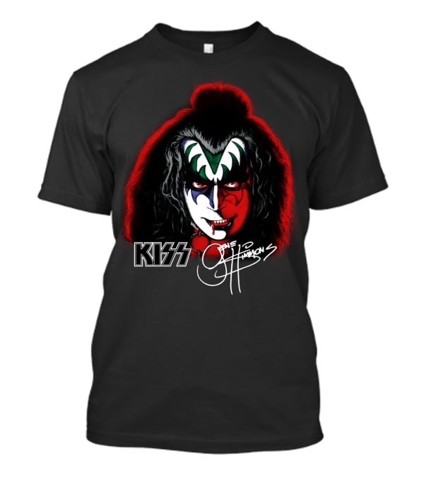 Kiss Gene Simmons Face Paint Signature Art T-Shirt