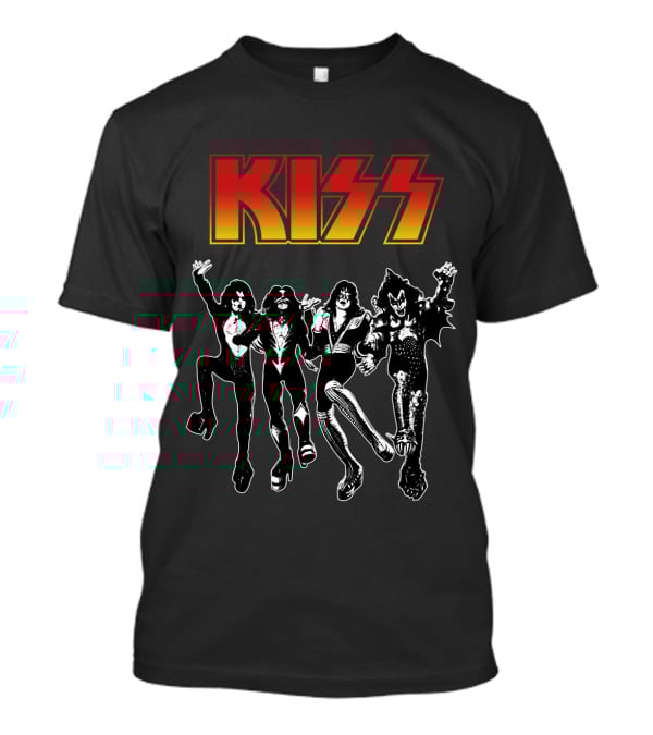 Kiss Band Iconic Members T-Shirt