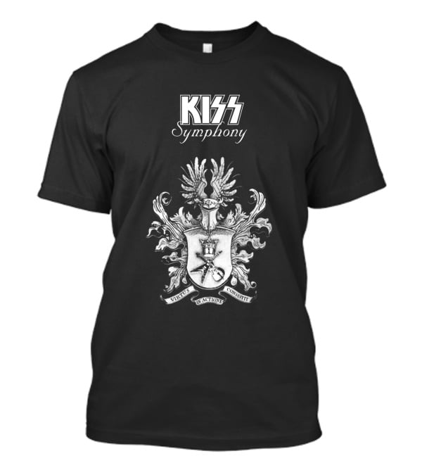 Kiss Symphony Virtus Consistit Coat Of Arms T-Shirt