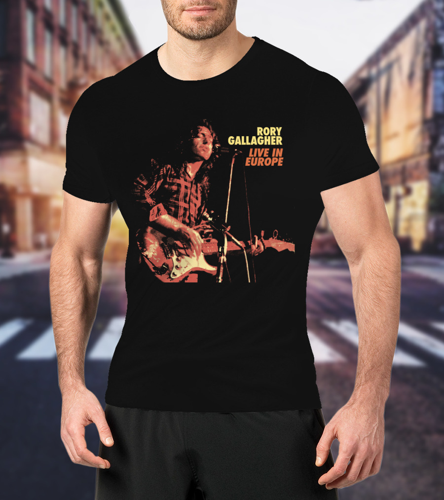 Rory Gallagher Live In Europe T-Shirt