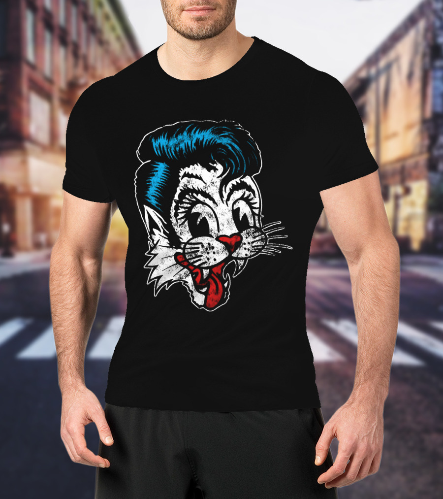 Rockabilly Cat T-Shirt