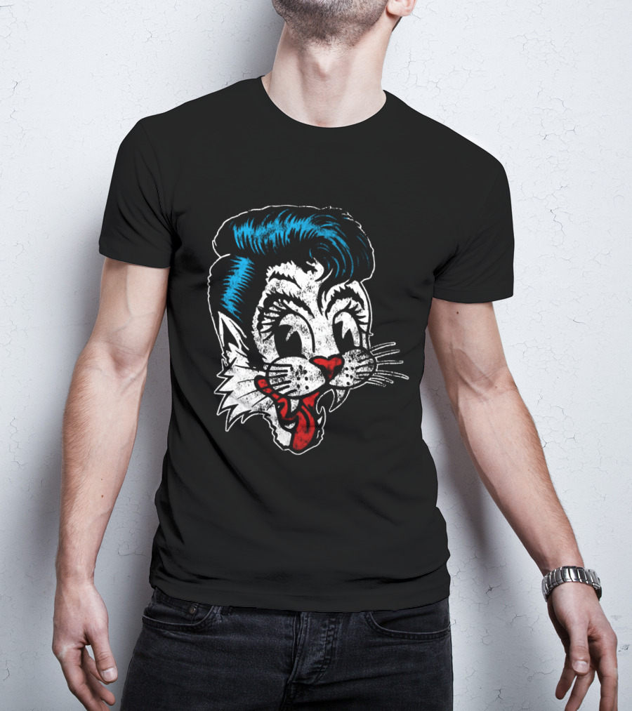 Rockabilly Cat T-Shirt