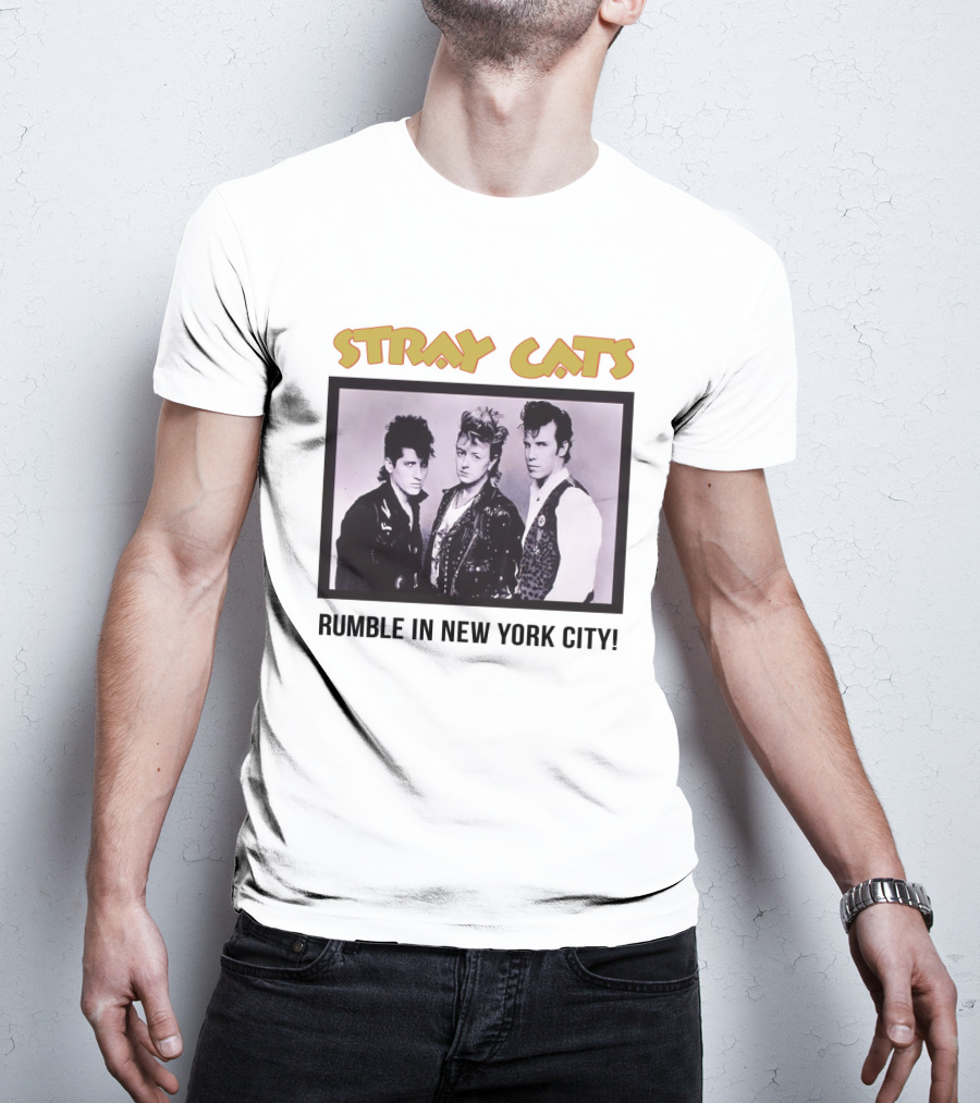 Stray Cats Rumble In New York City T-Shirt