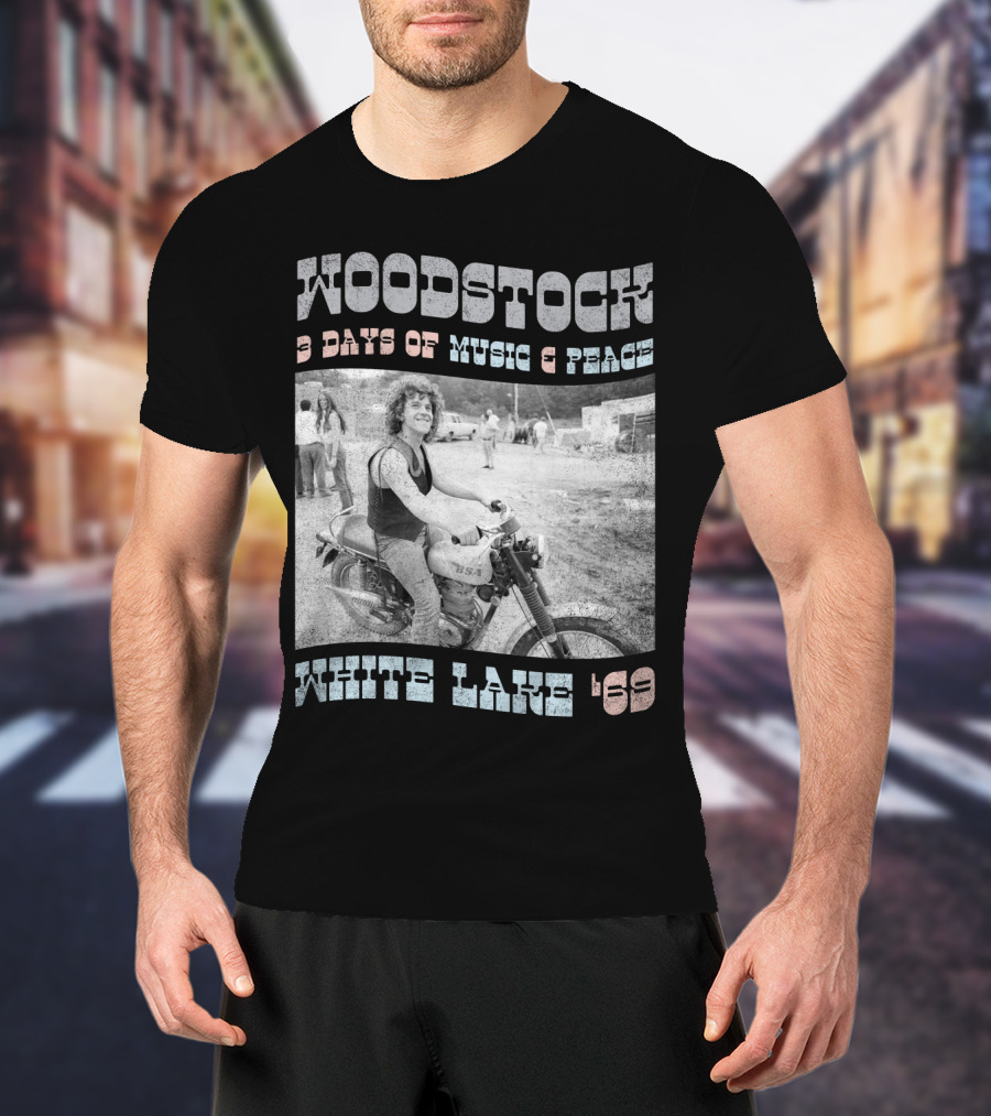 Woodstock 3 Days Of Music & Peace White Lake '69 T-Shirt