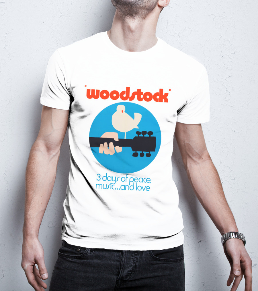 Woodstock 3 Days Of Peace Music And Love T-Shirt