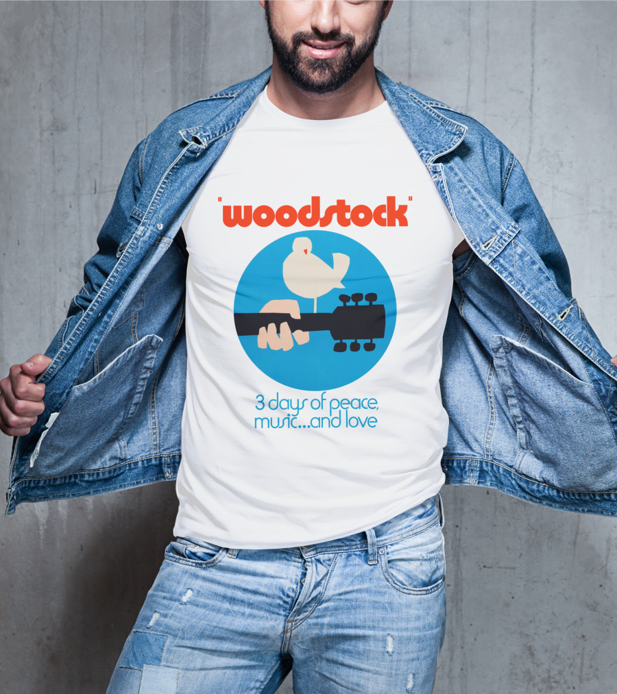 Woodstock 3 Days Of Peace Music And Love T-Shirt
