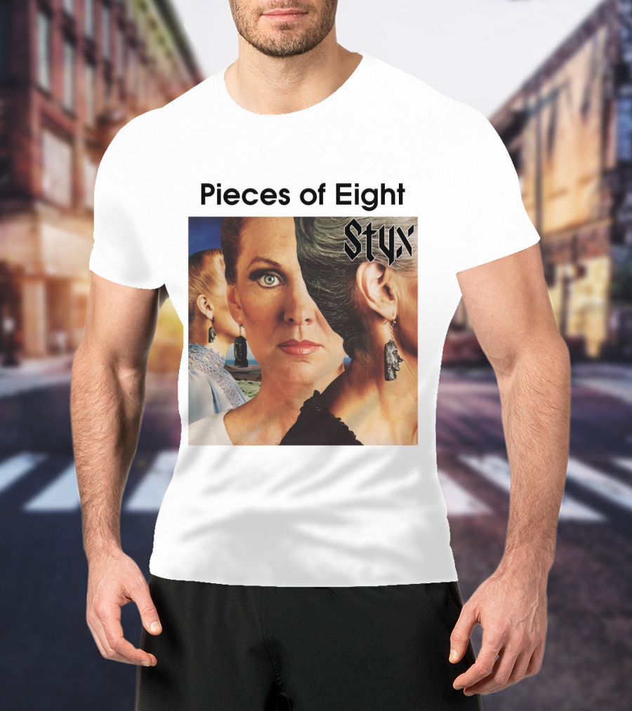 Pieces Of Eight Styx Album Artwork T-Shirt