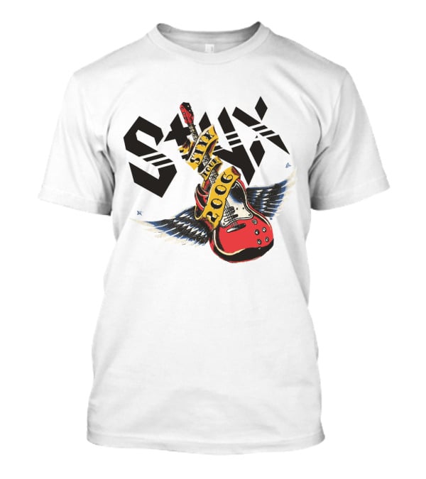 Styx Tour 2006 Winged Guitar T-Shirt