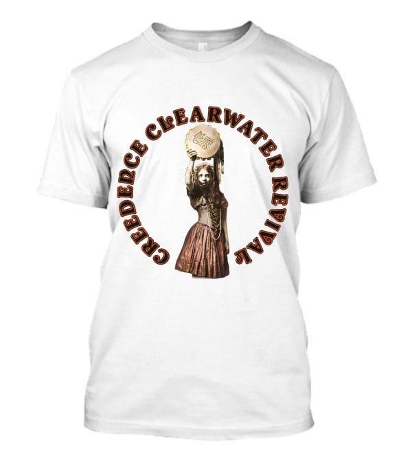 Creedence Clearwater Revival Dancing Girl With Tambourine T-Shirt